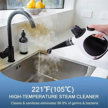 Portable Handheld Steam Cleaner - Eco - Friendly Deep Cleaning - InspiredGrabs.com
